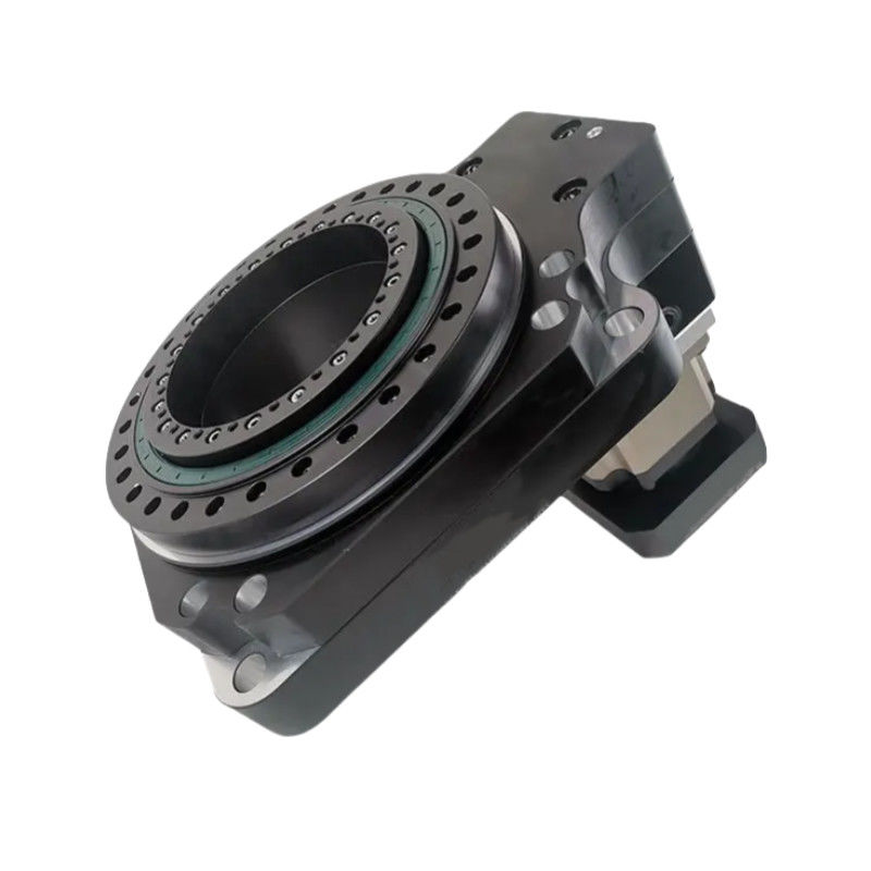 उच्च परिशुद्धता ग्रह गियरबॉक्स के साथ खोखली घूर्णी तालिका एक्ट्यूएटर घूर्णी मंच तालिका